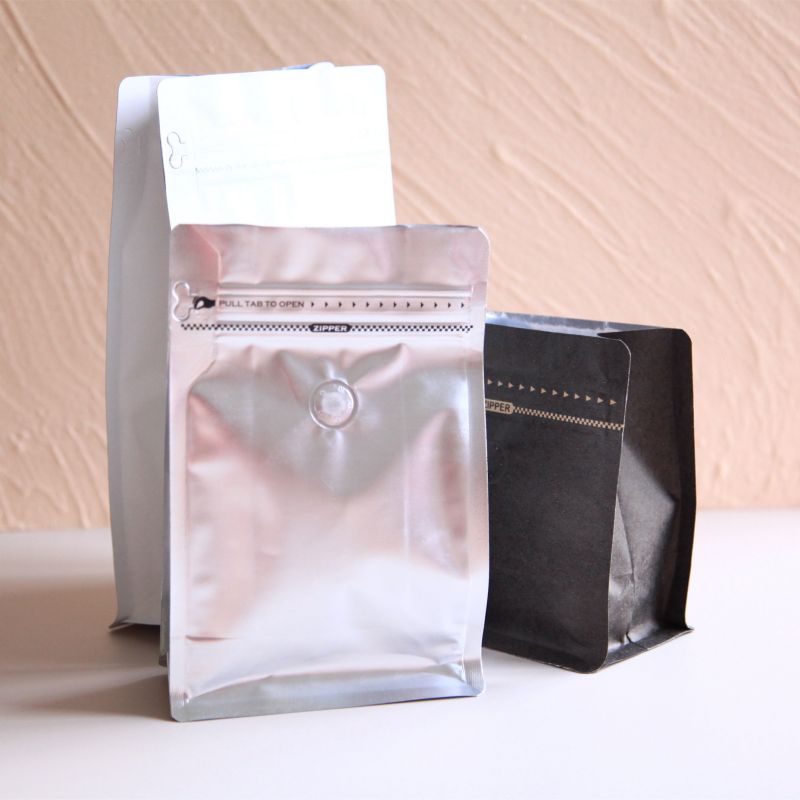 Stand up Food Tea Coffee Compostable Packaging Zipper Bag